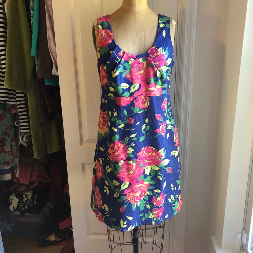 Lands End Floral Dress